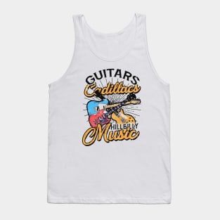 Guitars Cadillacs Hillbilly Music  <> Graphic Design Tank Top